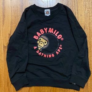 A Bathing Ape Baby Milo long sleeve t-shirt size 140